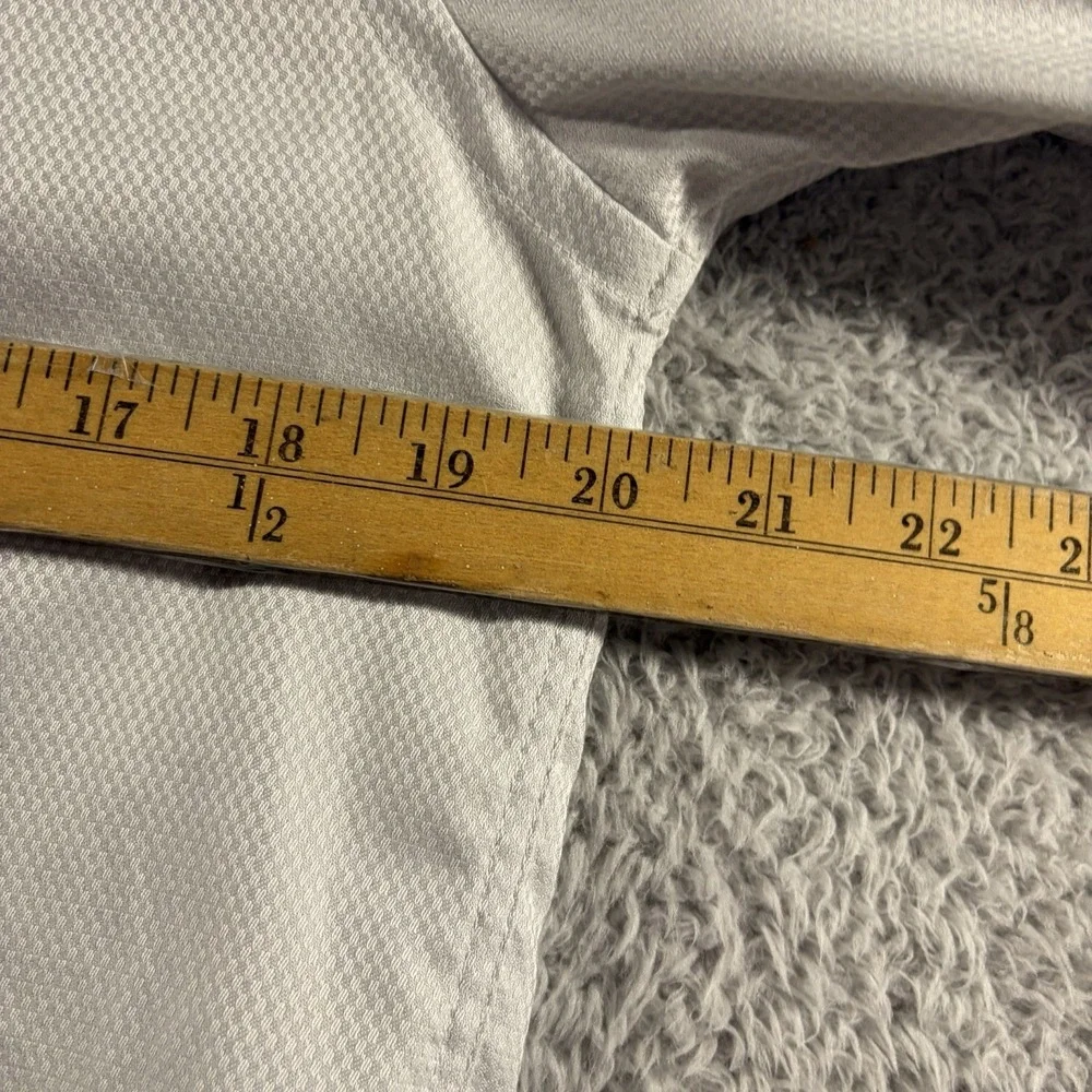 Proper Shirtings Dress Shirt Mens 15 Ivory White Pattern Wrinkle Free - Picture 4 of 9